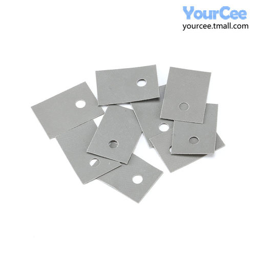 【YourCee TO22O TO-220 TO-3P绝缘垫 硅胶散热片 绝缘硅胶片专用