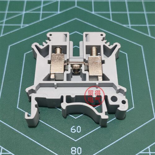 接线UK6N型排轨道通用UK-6N端子接线排端子电流6接线平方式
