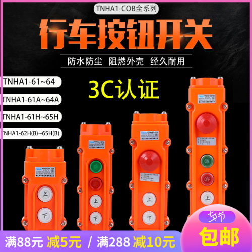 TNHA1COB-61BH COB-62A COB-63COB-64防雨型行车按钮开关吊车按钮