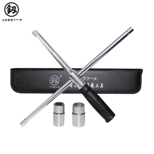 釰 福冈 可调节省力十字轮胎扳手 2个套筒17-19-21-23mm FO-3201