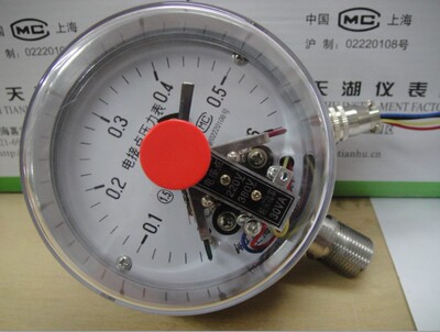 全不锈钢电接点压力表YXC-100BF 0.6 1 1.6mpa耐高温真空-0.1-0
