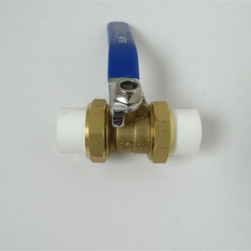 20 25 32 4分 6分 1寸PPR双头活接铜球阀 双热熔球阀 ppr水管配件