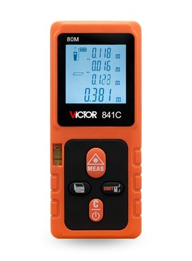 胜利VC841C 手持式激光测距仪 红外线高精度电子尺 便携式测量仪