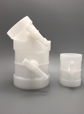 风量调节阀管道手动阀门pp风阀pvc通风管道阀门开关110/160/90/75