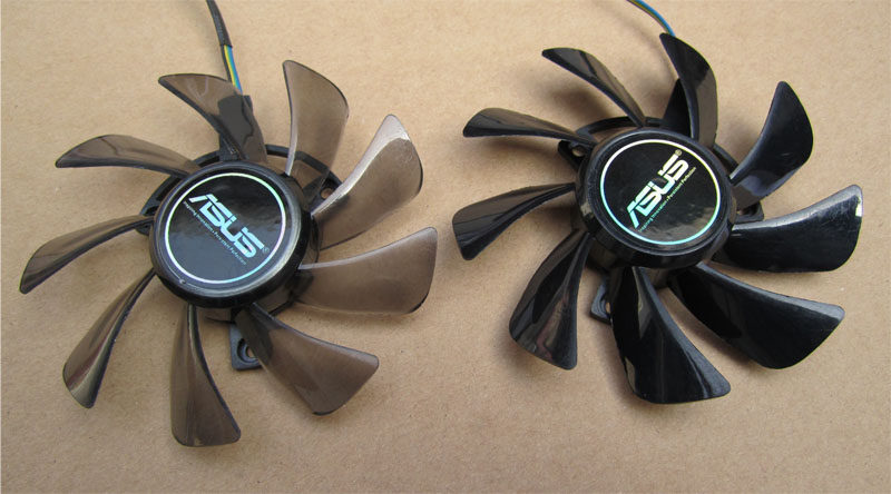 华硕显卡风扇 T129215SU 4P温控 扇叶直径85mm 12V