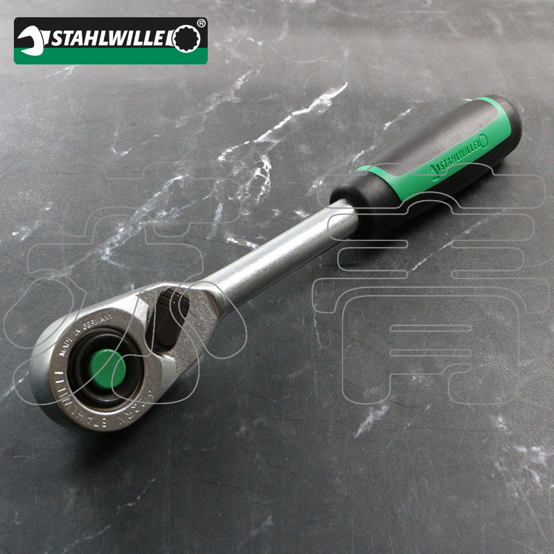 德国原装进口达威力STAHLWILLE细齿棘轮扳手 1/2 带顶出器512QR N