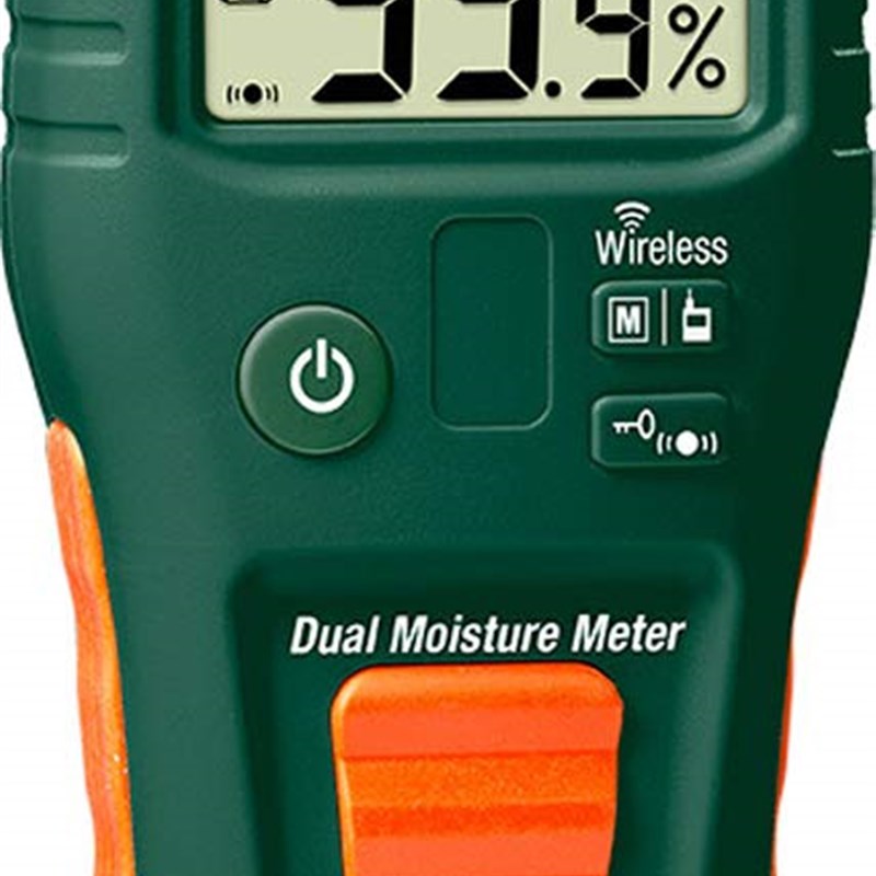 Extech MO53 无针湿度计,用于非侵入性测量木材和建筑材料