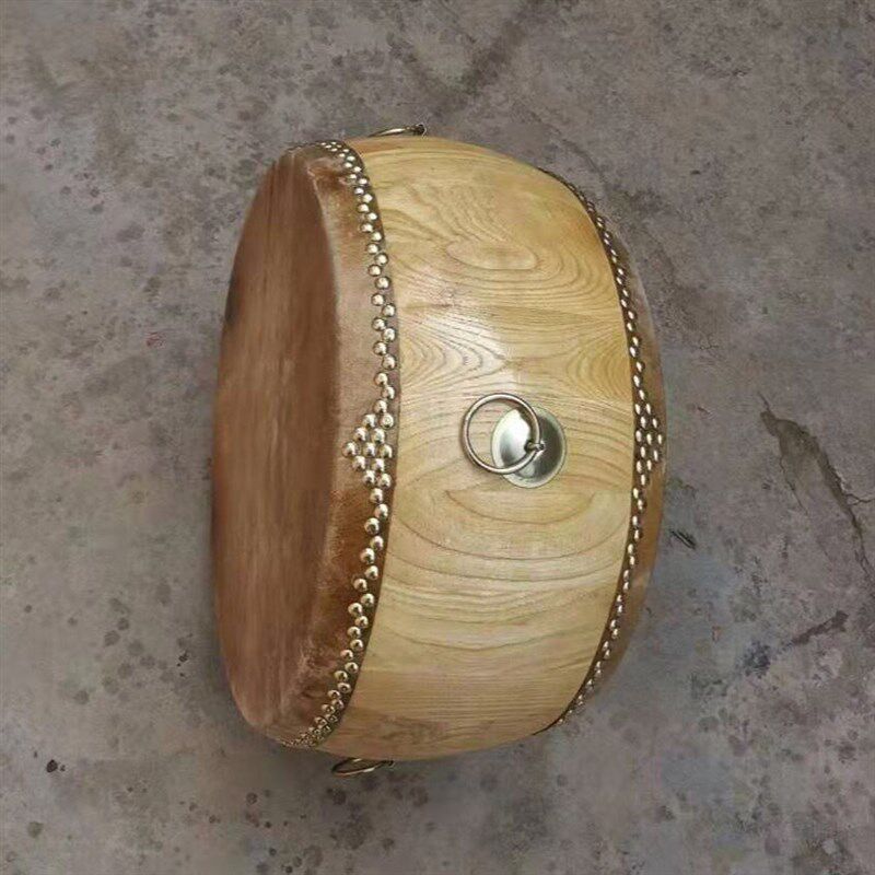 正宗黄牛皮鼓白茬鼓椿木锣鼓战鼓堂鼓大鼓寺院鼓道士道场鼓牛皮鼓