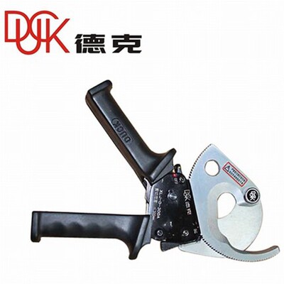 上海德克棘轮式线缆剪XLJ-65A95A120A电缆剪机械断线钳12cm电缆