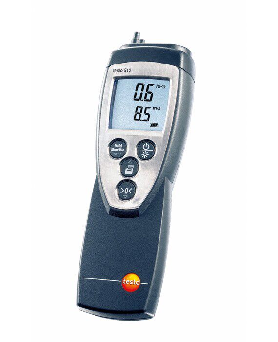 testo 521-1差压测量仪,0到100 hPa(精度: 0.2 % of f.v.)