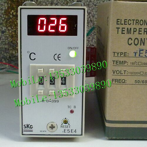 实物原装台湾SKG拨码数显工业烤箱温控 TE5E4温控器 温控开关E5E4