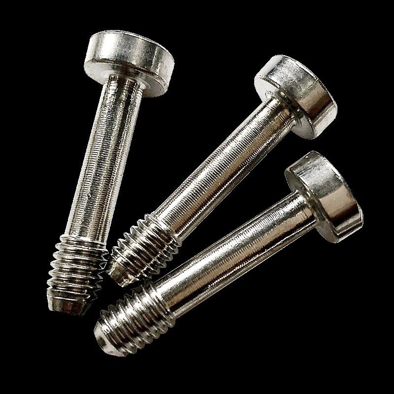 不锈钢松不脱圆柱头内六角螺钉不脱出螺钉M6*27细杆半牙