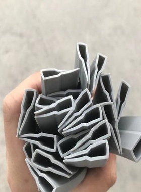 门帘密封条磁吸空调软包边条灰色棕色红色自吸强力软性黑色磁条配