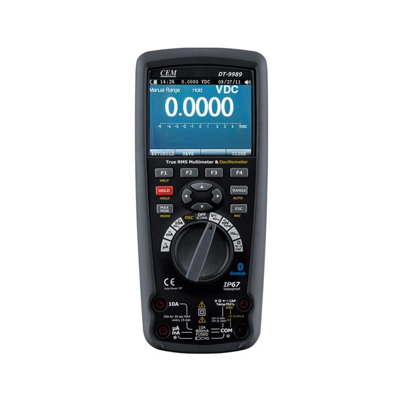 华盛昌DT-9987IP67等级数字万用表50000位计数彩屏万用表