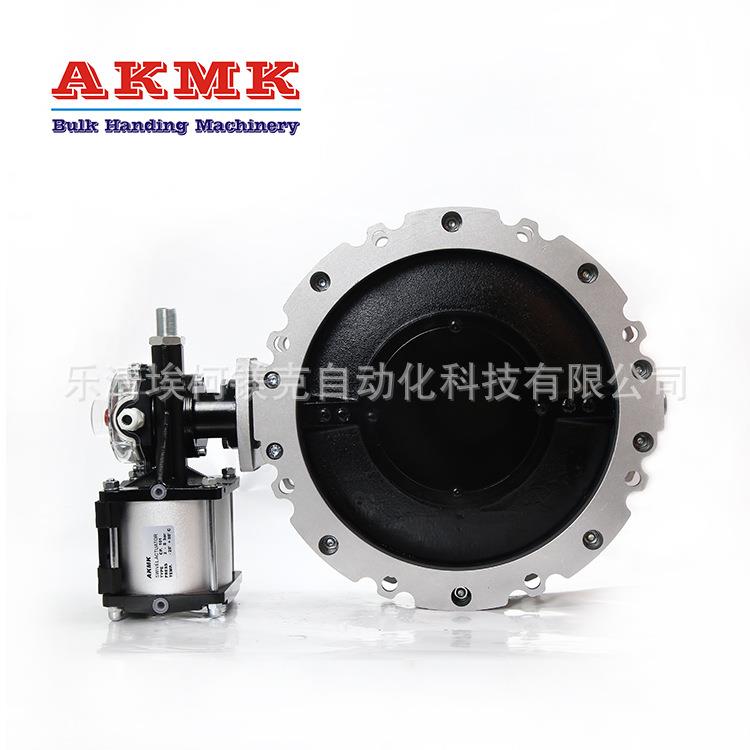 通用气动法兰蝶阀粉体蝶阀下料蝶阀阀体水泥仓筒蝶阀铸铁阀门