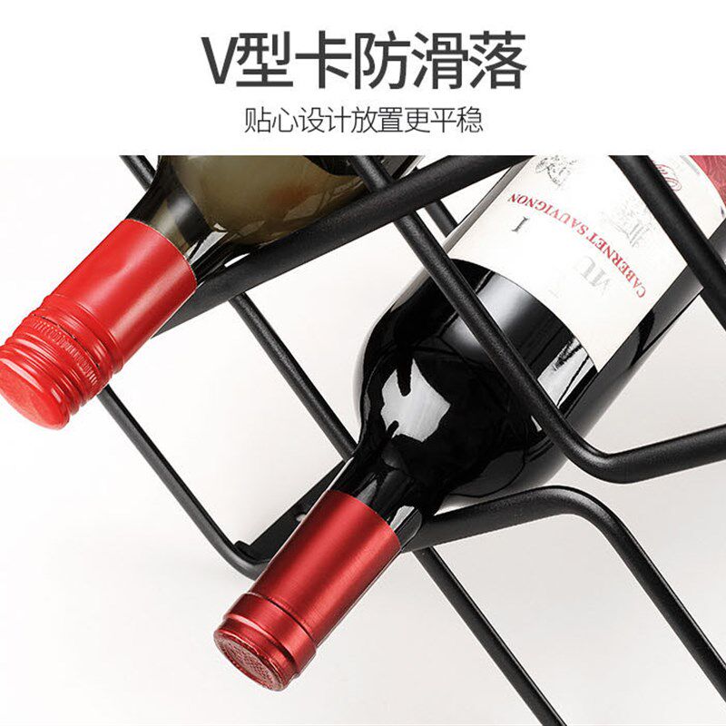 葡萄酒架摆件现代简o约红酒架客厅柜内欧式置物架家用红酒收纳架