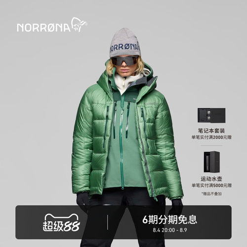 NORRONA trollveggen Down800 女子 巨魔墙 登山 加厚保暖 羽绒服