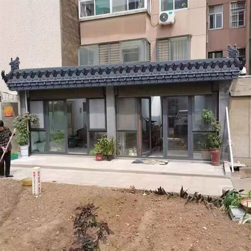 加大加厚封底瓦免架瓦塑料装饰z瓦新中式仿古瓦门头瓦围墙瓦屋簷