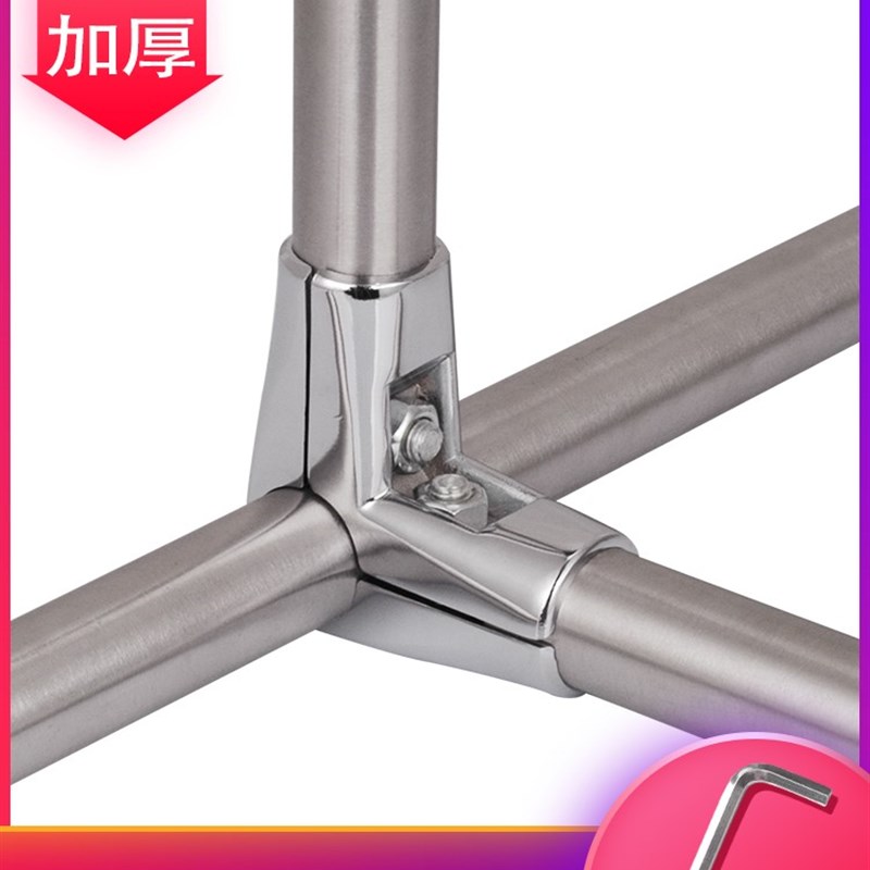 圆管固定卡扣管道固定支架不锈钢圆管接头卡箍卡子晾衣架连接配件