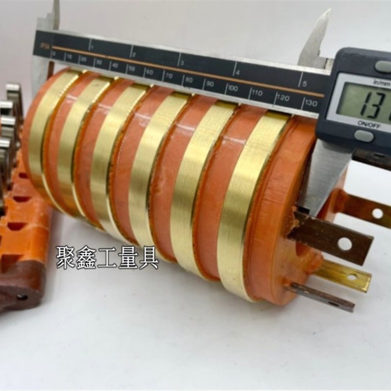 集电环 铜环 导电滑环6路内径40 45 50 外径90 胶木架8*12碳刷