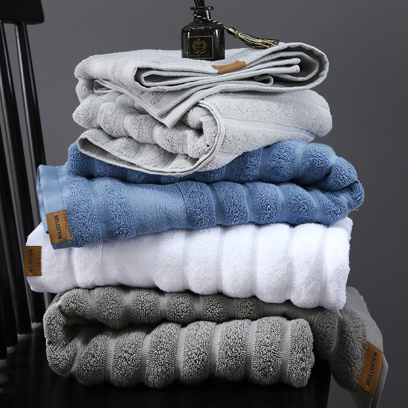 家用柔软吸水纯棉浴巾加厚加大男女全棉情侣款大人浴巾全棉不掉毛
