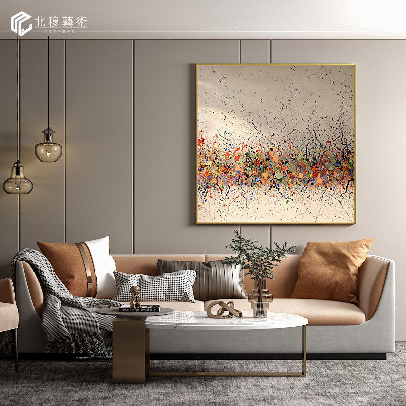 涂鸦抽象艺术客厅背景装饰画入户玄关G装饰画客厅沙发卧室高档挂