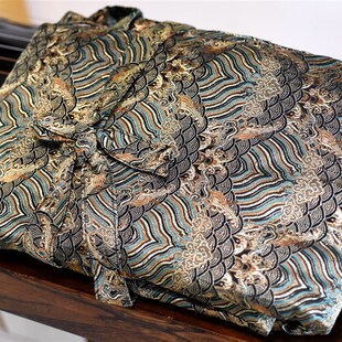 【律和古琴研习社】仿丝绸织锦古C琴套 锦缎古琴包 琴囊 琴包