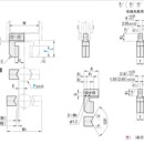 YVTBH YVTM 气动夹盘用卡爪直接安装 型V型纵向旋钮YVTB