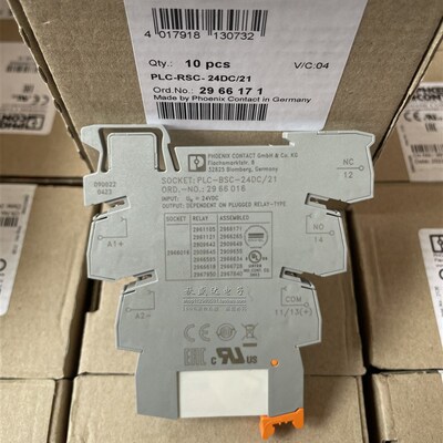 PLC-RSC-24DC/21菲尼克斯继电器2966171 2966016 2961105 2966595