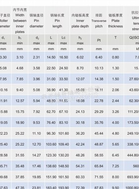 标准工业链条滚子链条24A双排链条节距38.1 节数40节长度1.524米