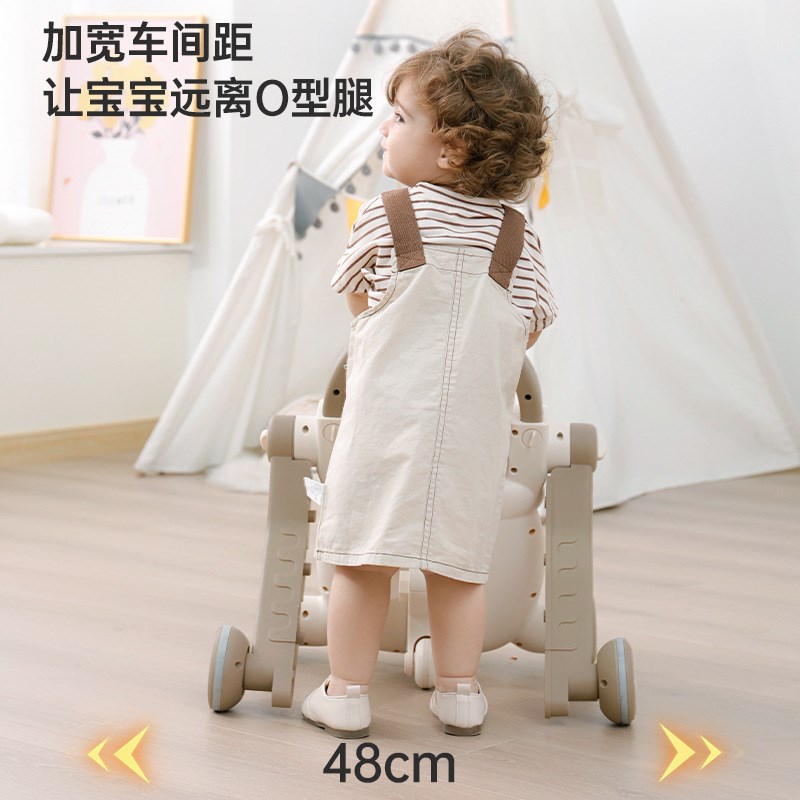 多功能学步车婴儿幼童手推车防O型腿侧翻1岁宝宝U走路助步玩具礼
