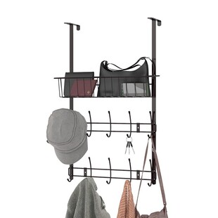 门后挂钩双排门后挂钩加长卧室厕所免打孔衣架R双层门钩衣钩置物