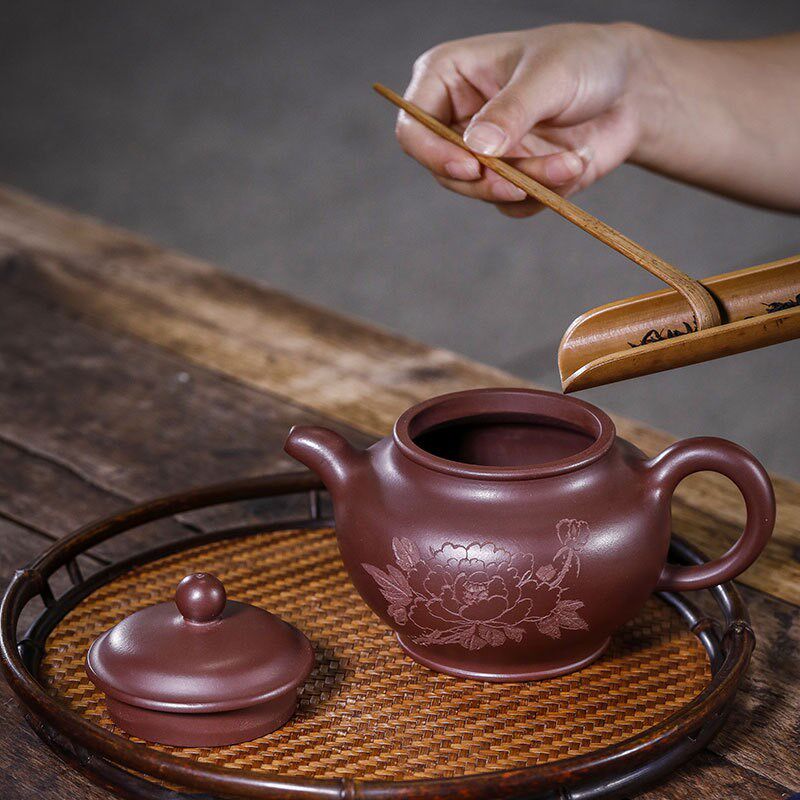 宜兴原矿陈腐老紫泥手工紫砂壶 春生掇只泡茶壶.功夫茶具货