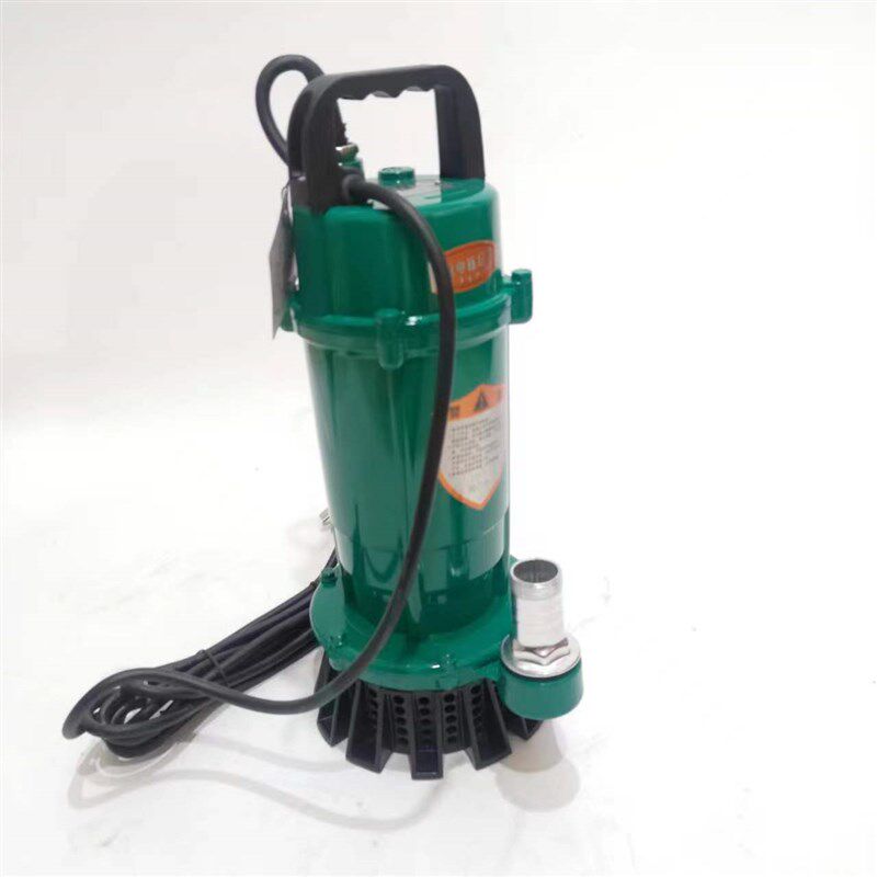 370W潜水泵农用单相深井池塘抽水机家用浇菜排N水神器220V1寸铜线
