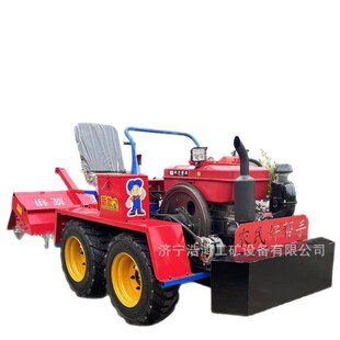 新款四驱a乘坐式旋耕机农用四驱旋耕机拖拉机多功能四轮柴油微耕