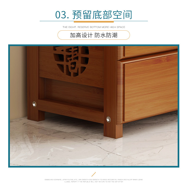 简易书架家用新i中式书柜竹架子置物架客厅柜子储物柜立式茶室架