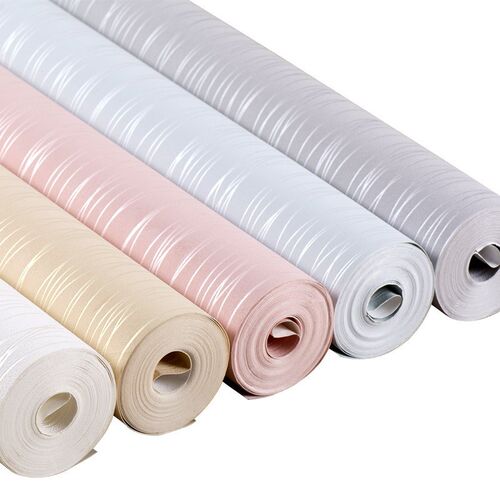 不带胶无纺布壁纸墙纸非自粘客厅2B023新款网红自己刷胶条纹无甲