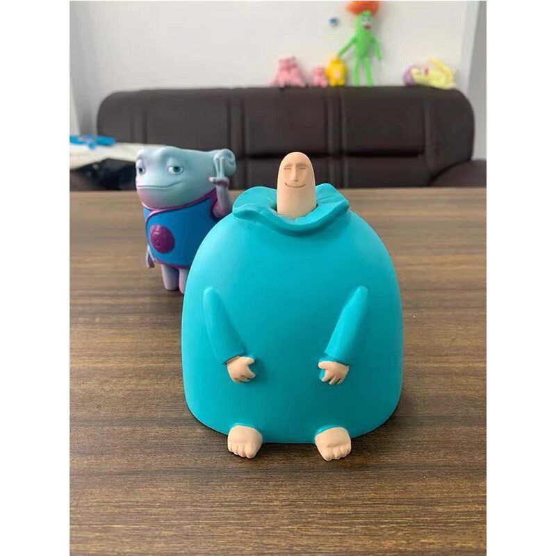 生日礼物蓝胖中指摆件女生送礼物男生朋友同事搞笑沙雕好玩的东西