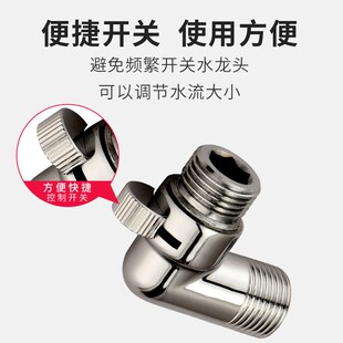 全铜4分加厚内j外丝弯头90度带开关活接弯头双外丝水管铜配件接头