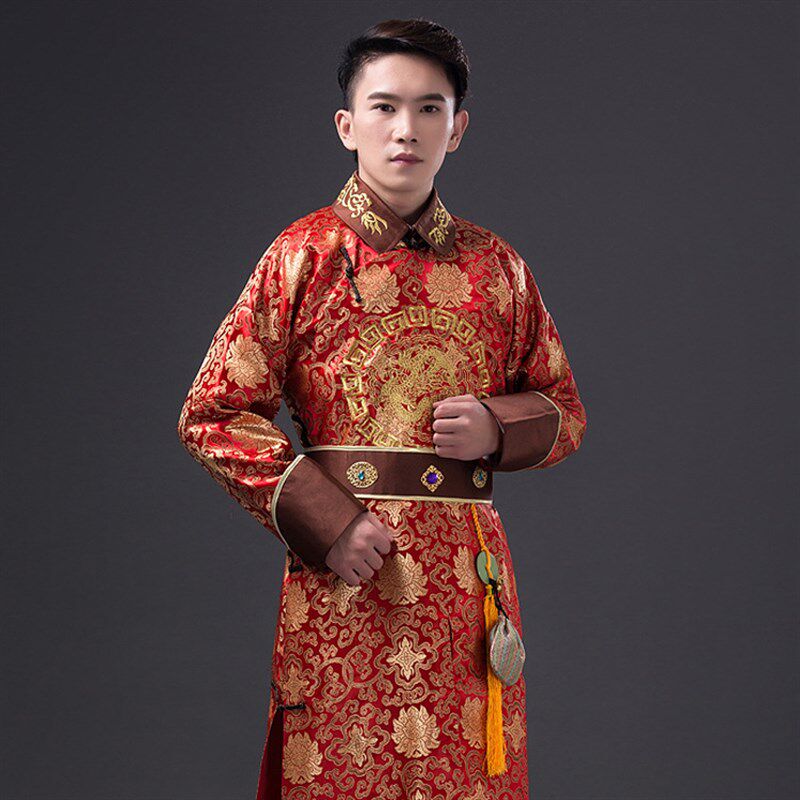 清朝古装 四爷阿哥龙袍男 步步惊心F皇帝装 舞台演出影视服装戏服