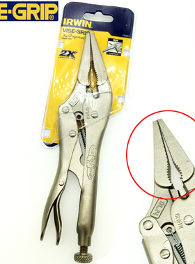 美国进口IRWIN握手尖嘴大力钳VISEGRIP电工快速尖嘴钳4LN 6LN 9LN