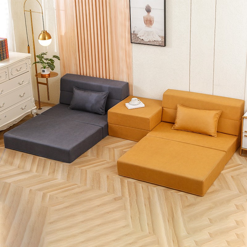 加硬高密度免g洗海绵床垫防水科技布地铺午休折叠垫睡垫沙发床垫