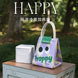 铝箔便当带d手提午餐包上班族学生中午带饭包便当袋防水防油保温