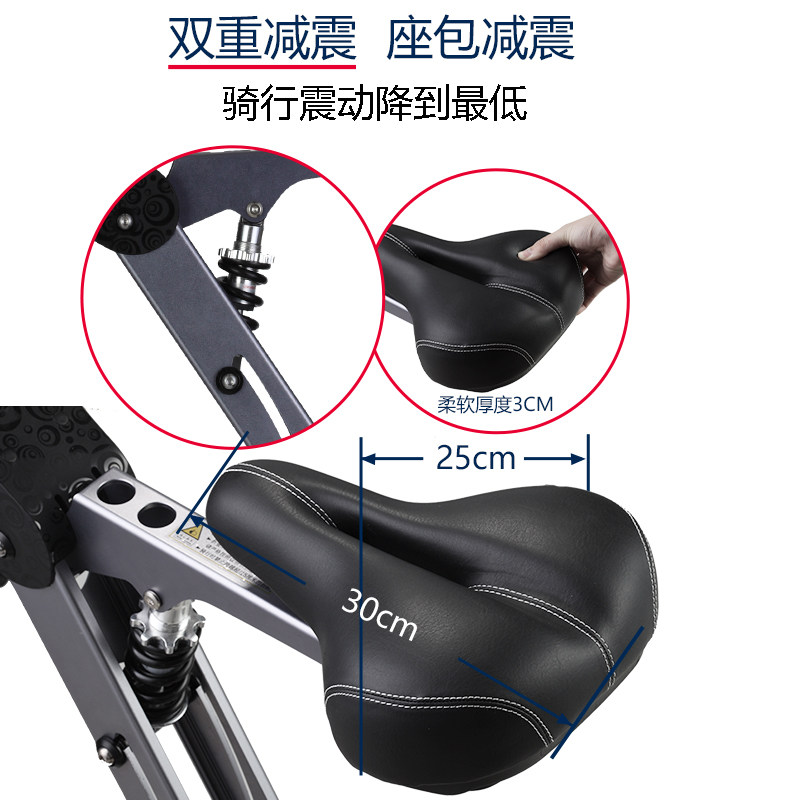 折叠超轻便携锂电池电动三轮车成人G老人女士时尚迷你小型代步车