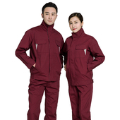 汽修服工K厂服工地车间劳保服定 男耐磨女春秋工装 长袖 工作服套装