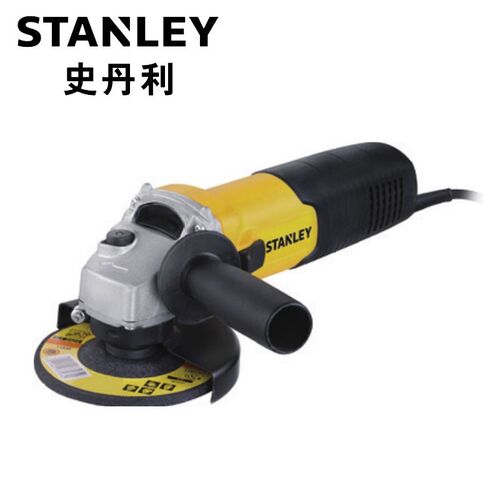 STANLEY/史丹利710W工业级侧滑开关100mm角磨机STGS7100-A9