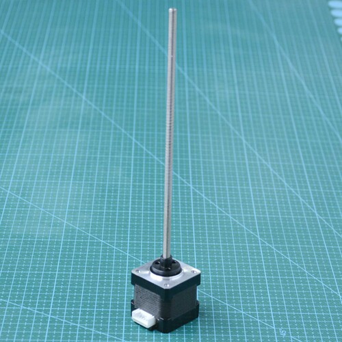 3D打印机35电机马达 nema14 直线丝杆步进电机  长度180mmTR5*2