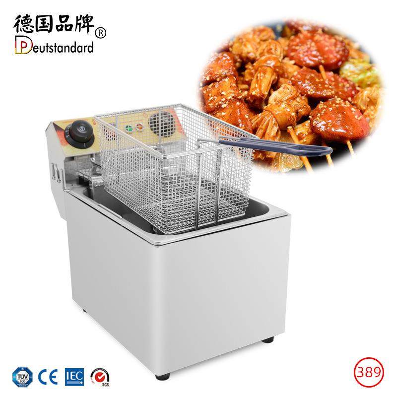 电炸炉油炸锅商用不锈钢电炸炉油条炸薯条鸡排油炸机油炸小吃设备