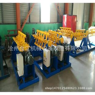 厂家供应钢卷放料架电动金属卷料架10吨1.25米铁皮卷放料架