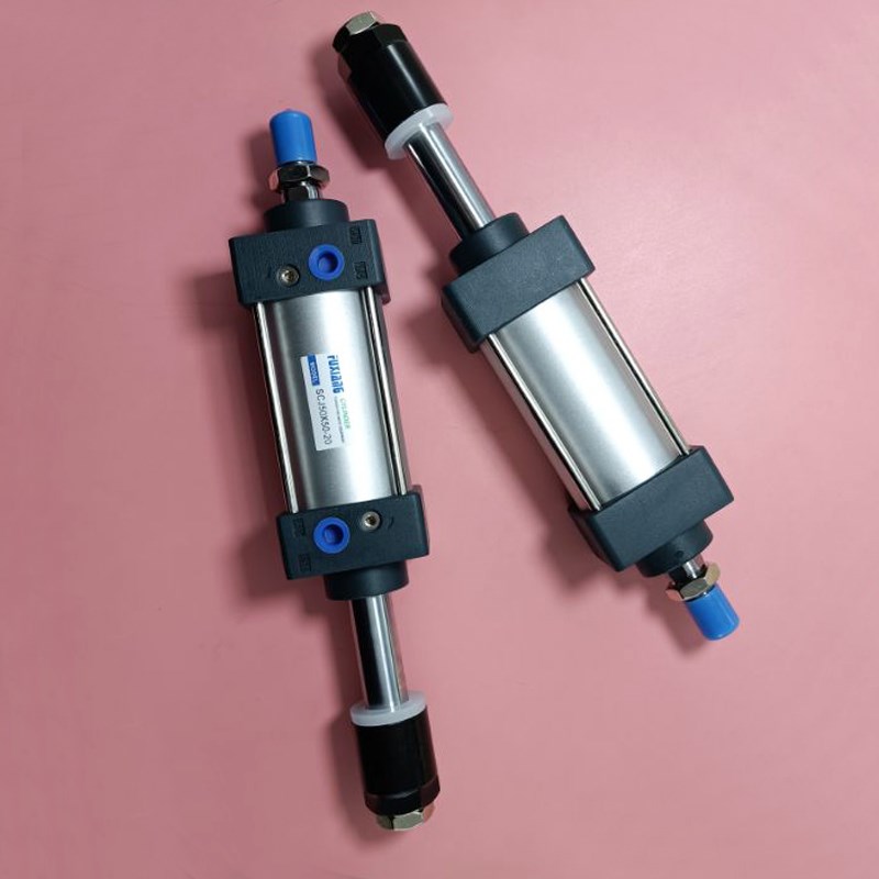 亚德客型气缸  SCJ80X2t50-50S  可调气缸SCJ80X150-50S